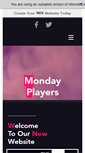 Mobile Screenshot of mondayplayers.com